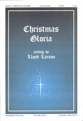 Christmas Gloria SATB choral sheet music cover